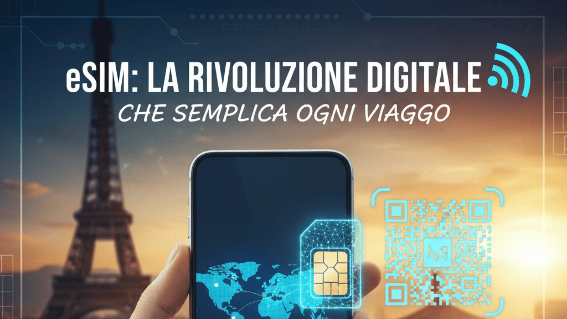 Immagine per l'articolo: eSIM per viaggiatori: la rivoluzione digitale che semplifica ogni viaggio